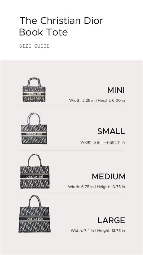 The Size Guide: Dior Book Tote 